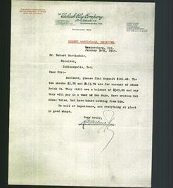 Letterhead - The Wabash Clay Company