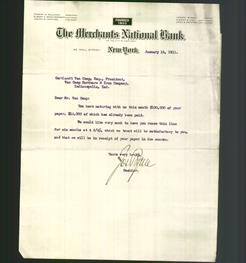 Letterhead - The Merchants National Bank