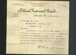 Letterhead - The Third National Bank