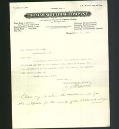 Letterhead - Thomas Moulding Company