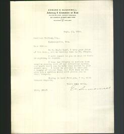 Letterhead - Edward K. Sumerwell