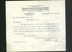 Letterhead - Protection Mutual Fire Insurance Company, Mill Owners Mutual Fire Insurance Company