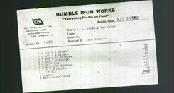 Letterhead - Humble Iron Works