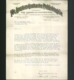 Letterhead - The American Contractor Publishing Co.