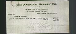 Letterhead - The National Supply Company