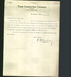 Letterhead - Texas Construction Company