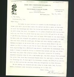 Letterhead - The Mt. Vernon Glass Co.