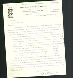 Letterhead - The Mt. Vernon Glass Co.
