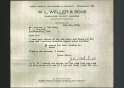 Letterhead - W.L. Weller & Sons
