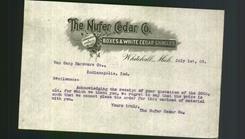 Letterhead - The Nufer Cedar Co.