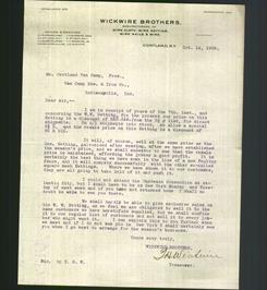Letterhead - Wickwire Brothers
