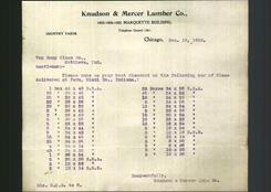 Letterhead - Knudson & Mercer Lumber Co.