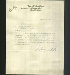 Letterhead - Guy H. Humphreys