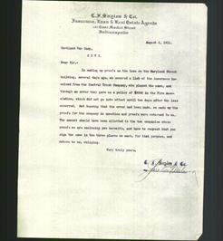 Letterhead - C.F. Sayles & Co.