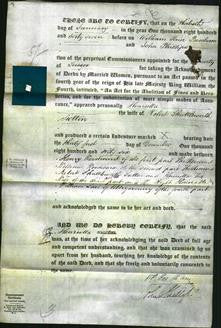 Deed by Married Women - Henrietta Sutton-Original Ancestry