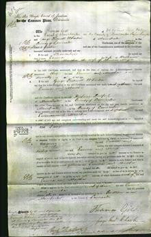 Court of Common Pleas - Emma Barlow and Martha Mayor-Original Ancestry