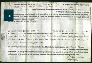 Deed by Married Women - Fanny Barnes-Original Ancestry