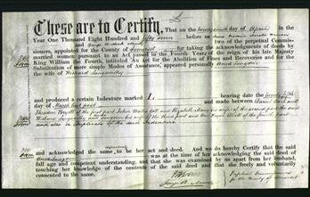 Deed by Married Women - Anne Langdon Langworthy-Original Ancestry