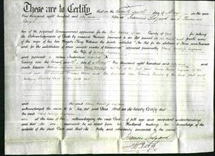 Deed by Married Women - Mary Cunliffe Ingham-Original Ancestry