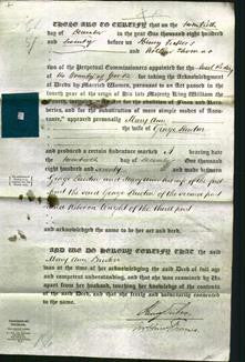 Deed by Married Women - Mary Ann Lawton-Original Ancestry