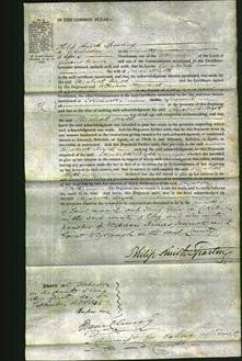 Court of Common Pleas - Elizabeth Blyth-Original Ancestry