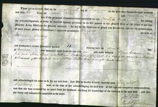 Deed by Married Women - Elizabeth Balding-Original Ancestry