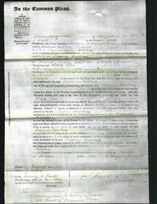 Court of Common Pleas - Frances Mowbray-Original Ancestry