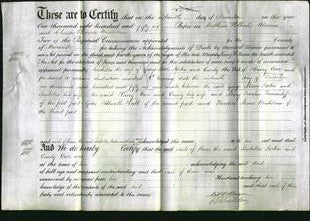 Deed by Married Women - Isabella Norton and Emily Over-Original Ancestry