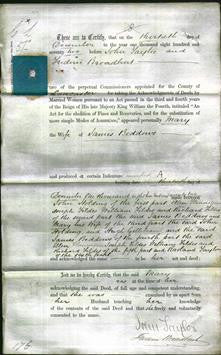Deed by Married Women - Mary Beddows-Original Ancestry
