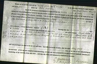 Deed by Married Women - Mary Wood-Original Ancestry