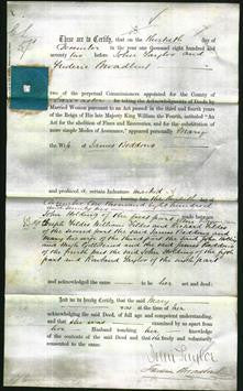 Deed by Married Women - Mary Beddows-Original Ancestry
