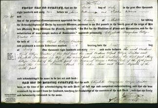 Deed by Married Women - Elizabeth Farquhar Collyer-Bristow-Original Ancestry