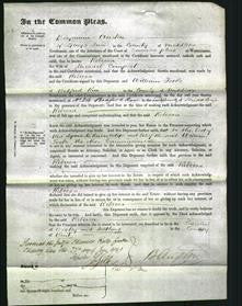 Court of Common Pleas - Rebecca Comport-Original Ancestry