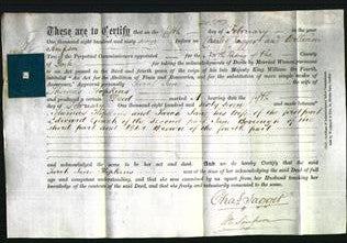 Deed by Married Women - Sarah Jane Hopkins-Original Ancestry