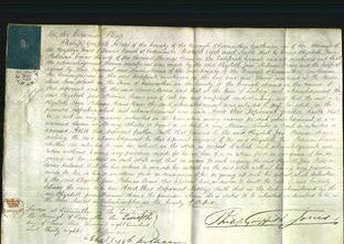 Deed by Married Women - Elizabeth Jane Stedman Evans #2-Original Ancestry