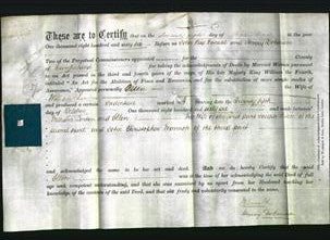 Deed by Married Women - Ellen Linton-Original Ancestry
