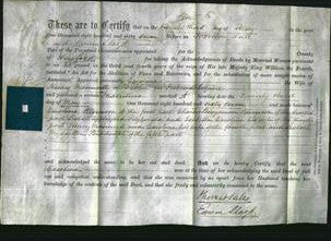 Deed by Married Women - Caroline Mawsell-Original Ancestry
