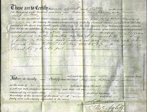 Deed by Married Women - Mary Ann Gibbons-Original Ancestry