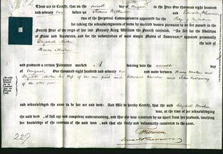 Deed by Married Women - Elizabeth Miskin-Original Ancestry