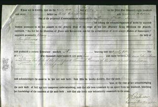 Deed by Married Women - Mary Allwood-Original Ancestry
