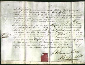 Notarial Certificate - Phillipe Gallard and James Godfray-Original Ancestry