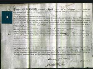 Deed by Married Women - Martha Smith-Original Ancestry