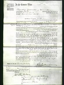 Court of Common Pleas - Frances Alice Everett-Original Ancestry