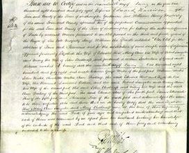 Deed by Married Women - Elizabeth How, Mary Ann Sangster and Mary Chalcraft-Original Ancestry