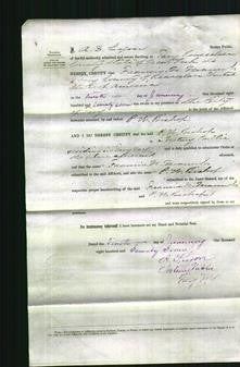 Notarial Certificate - Samuel Fowler Lyman and Samuel Wells-Original Ancestry