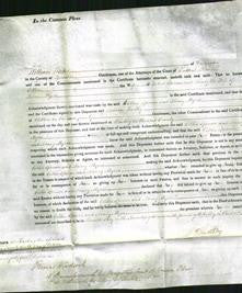 Court of Common Pleas - Esther Spencer and Nancy Myers-Original Ancestry