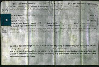 Deed by Married Women - Mary Ann Smith and Eliza Crane-Original Ancestry