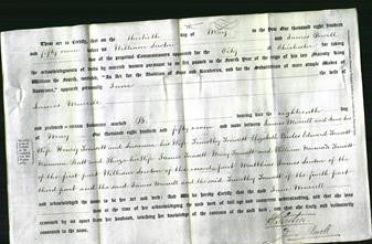Deed by Married Women - Jane Murrell-Original Ancestry