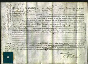 Deed by Married Women - Mercy Rowland, Alice Gingell-Original Ancestry