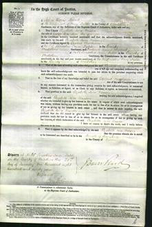 Court of Common Pleas - Elizabeth Jane Mason Brendon #2-Original Ancestry